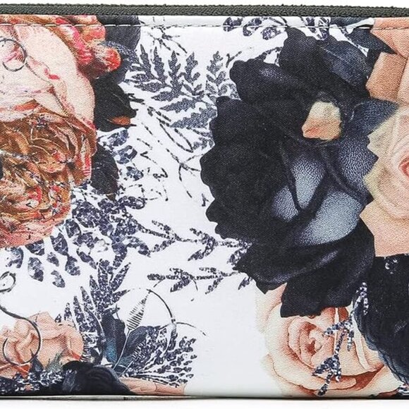 Women RFID Wallet Card Holder Slim Zipper Purse Coin ID Travel Clutch - Picture 6 of 9